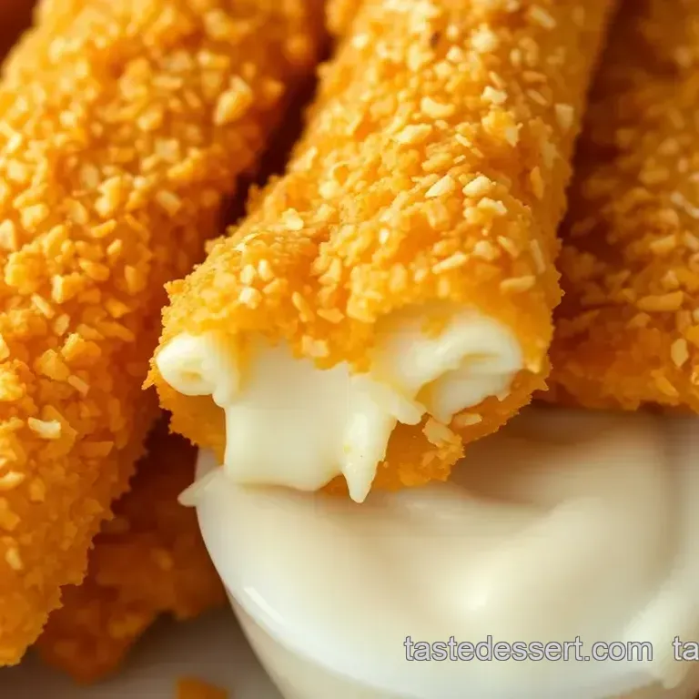 Fried Mozzarella Cheese Sticks - Crispy Treats
