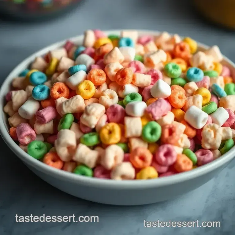 Froot Loops Treats: a Colorful Twist on Rice Crispy Treats presentation