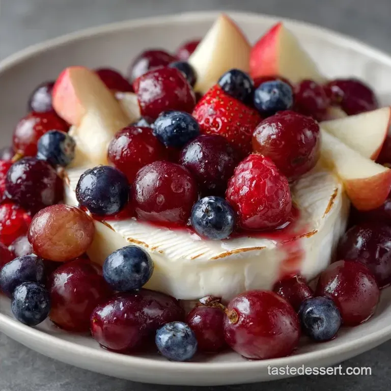 Fruit Cheese Dessert Board: Guilt-Free