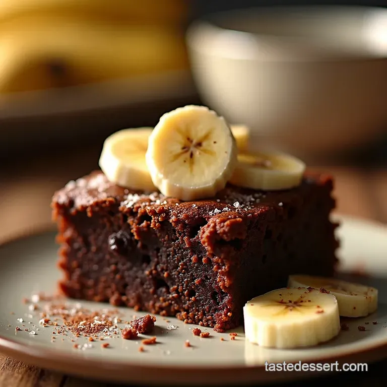 The Ultimate Fudgy Banana Brownie Bliss Ridiculously Easy Naturally Sweetened presentation