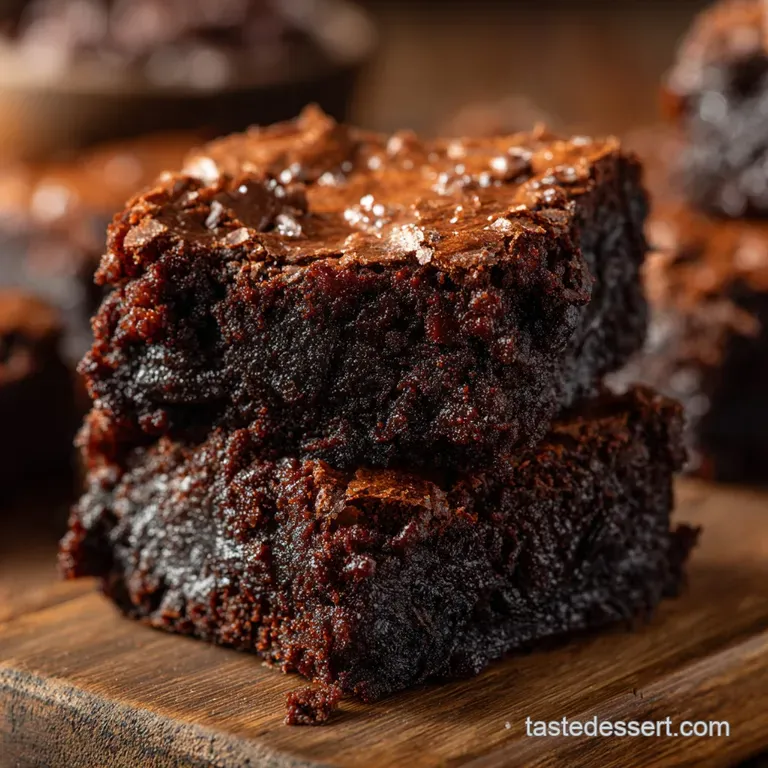 Better Than Box Mix Brownies: the Secret to a Perfect Crinkly Fudgy Top presentation