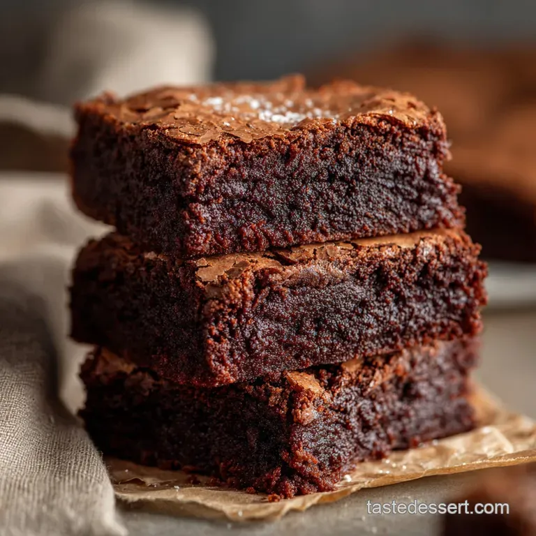 Homemade Brownies: Chefs Signature Fudgy Recipe with the Perfect Crinkle Top