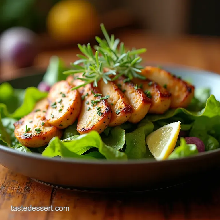 The Chefs Definitive Summer Garden Chicken Salad presentation