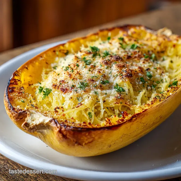 Spaghetti Squash Recipe with Garlic and Herbs