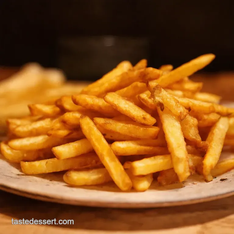 Garlic Parmesan Loaded Fries Dinner then Dessert Style presentation