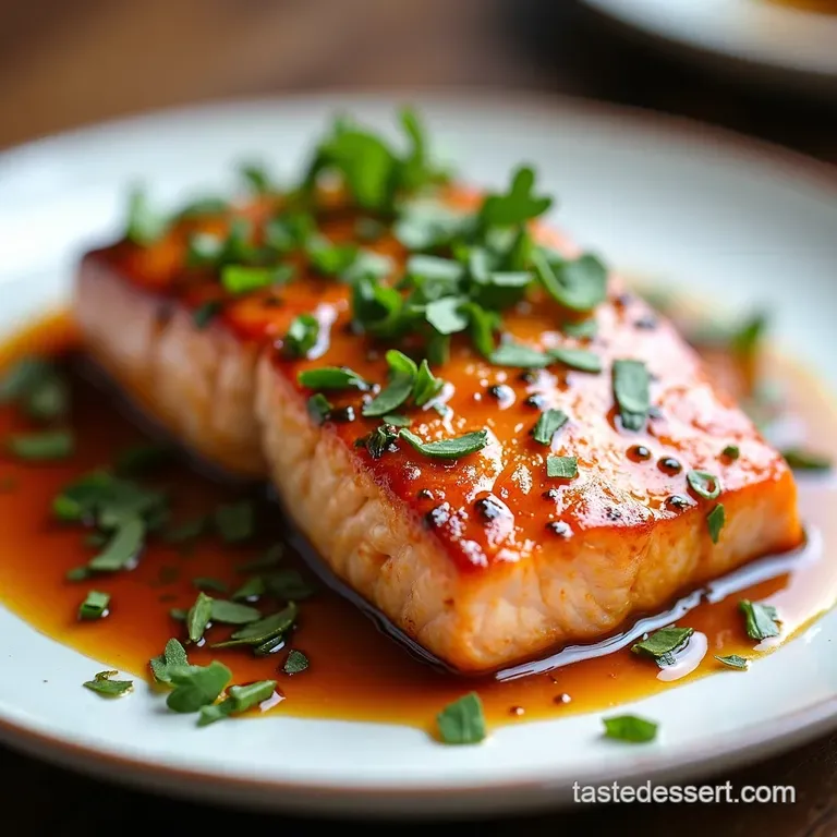 Glazed SoyGinger Salmon Steaks