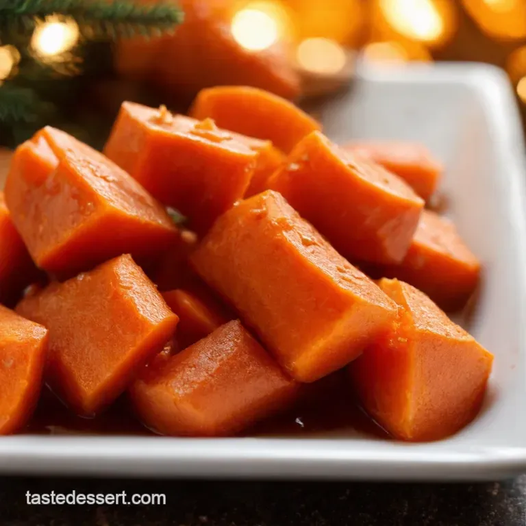 Glazed Sweet Potatoes A Southern Comfort Classic presentation