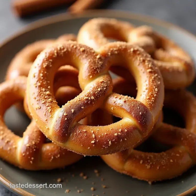 Golden Brown Bliss Homemade Cinnamon Sugar Pretzels