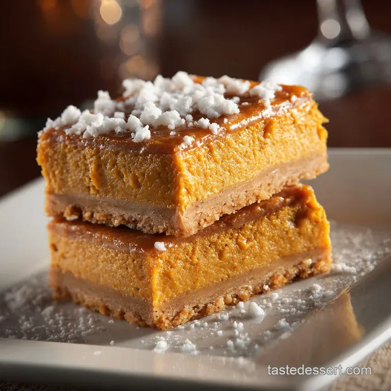Pumpkin Butterscotch Bars: Gooey Dessert with Brown Sugar Shortbread Crust