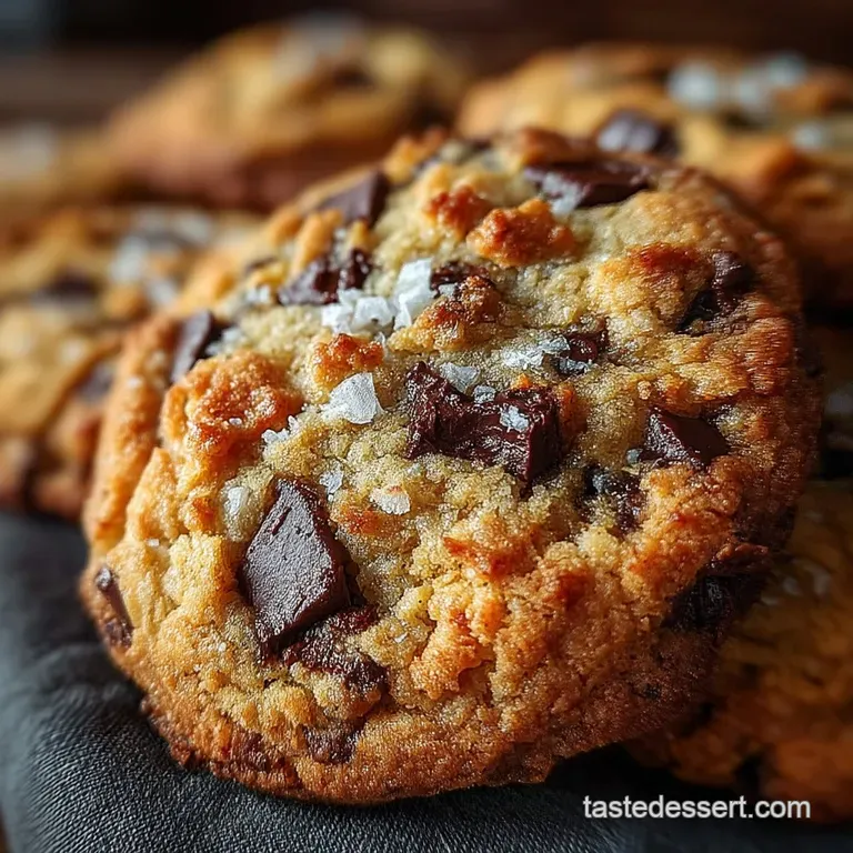 The Ultimate Gooey Triple Chocolate Chip Cookies presentation