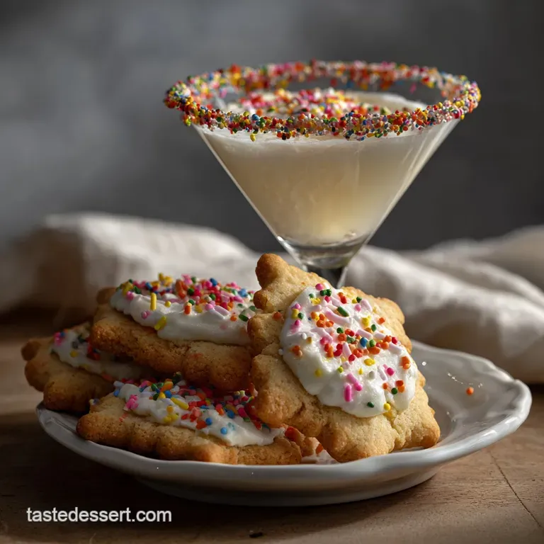 How to Make Grandbaby Cakes Sugar: Creamy Martini presentation