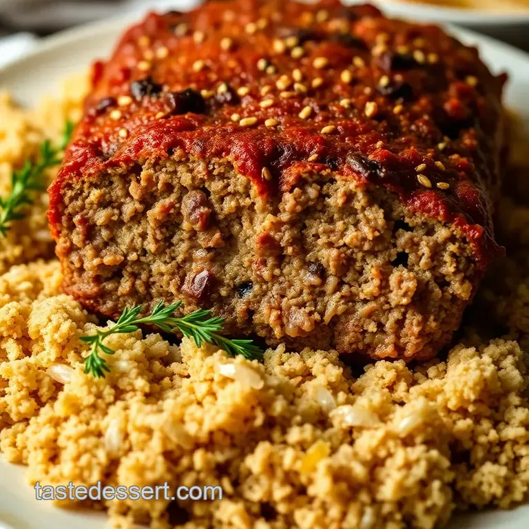 Grandma&#039 s Savory Meatloaf Recipe presentation