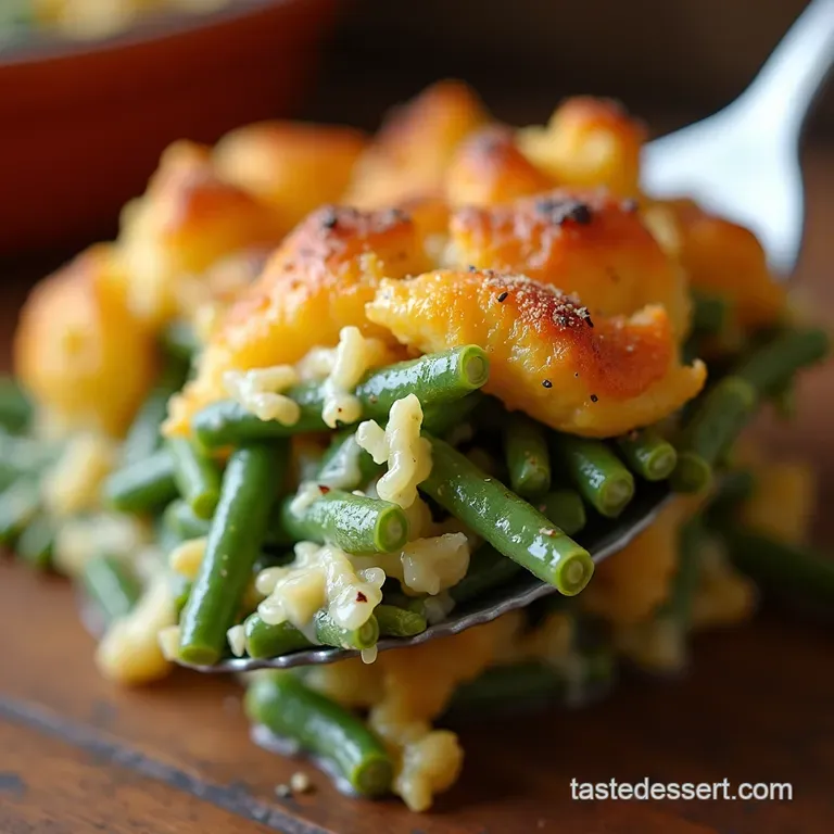 Grandmas Green Bean Casserole Reimagined presentation