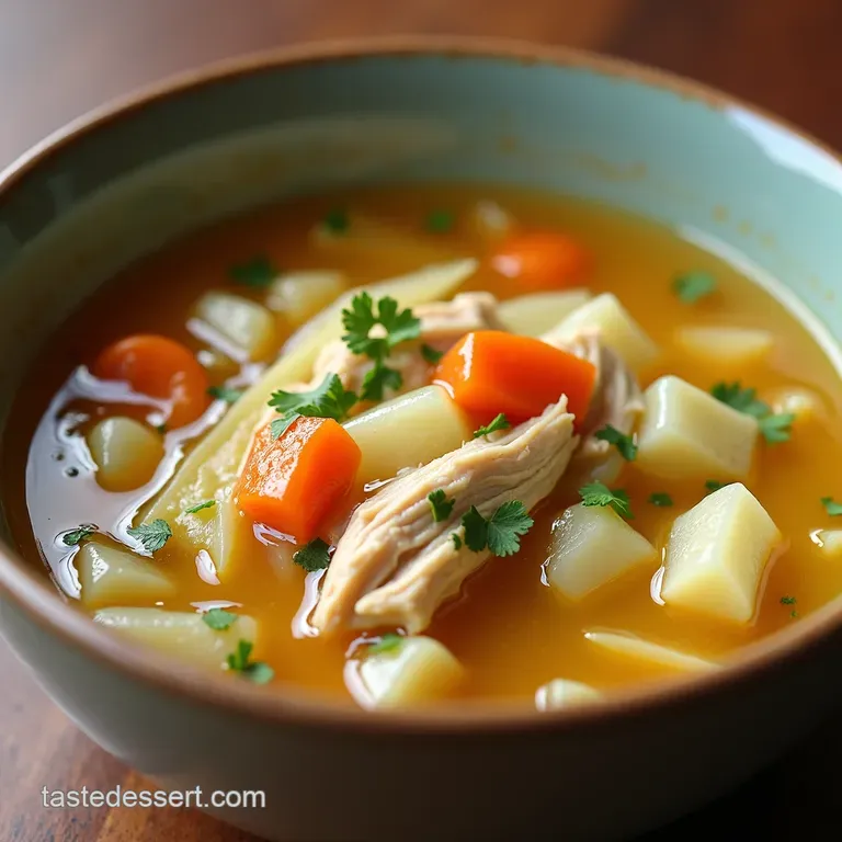 Grandmas Remedy Hearty Chicken Cabbage Soup