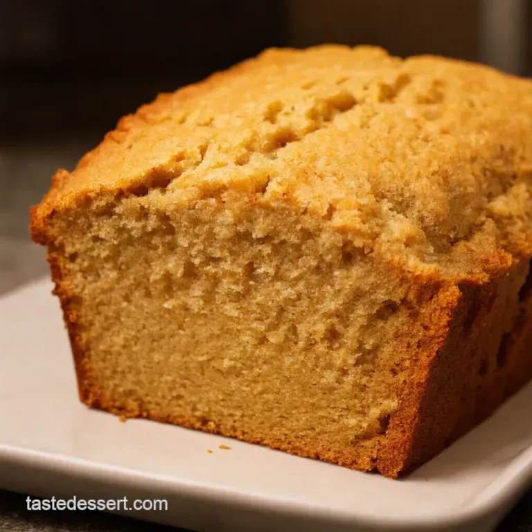 Grandmas Secret the Ultimate Moist Fluffy Sour Cream Banana Bread presentation