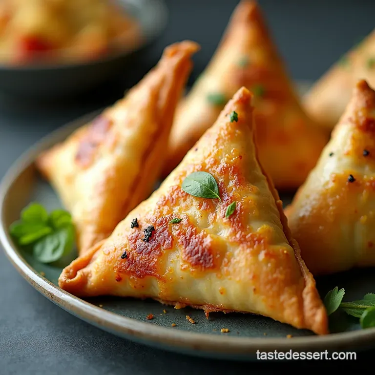 Greek Fire Grilled Feta Spinach Fillo Triangles