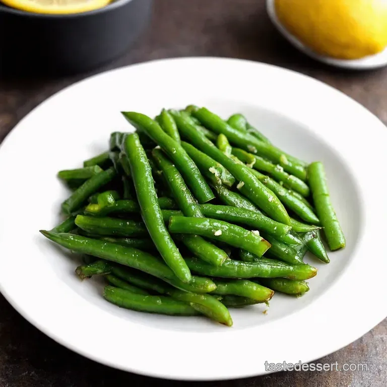 Green Beans Gremolata Saut&eacute;ed with Butter Garlic and Lemon Zest