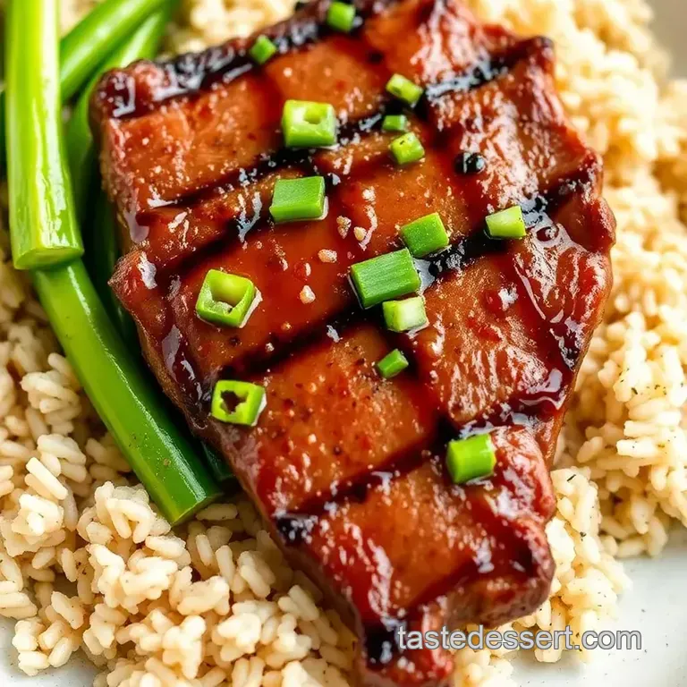 Grill Flank Steak in 30-Minute Teriyaki Bliss presentation