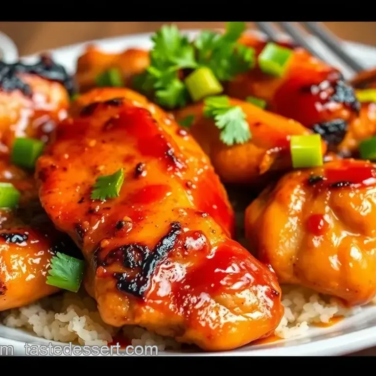 Grilled Boom Chicken: Spicy & Sweet Delight