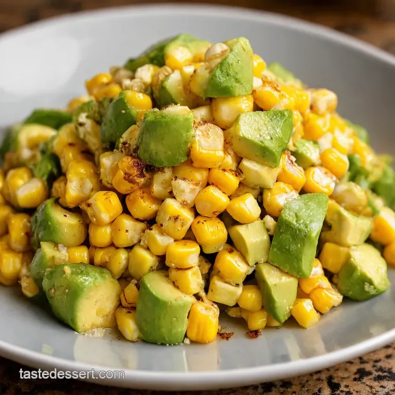 Grilled Corn and Avocado Salad a Bbq Crowdpleaser presentation