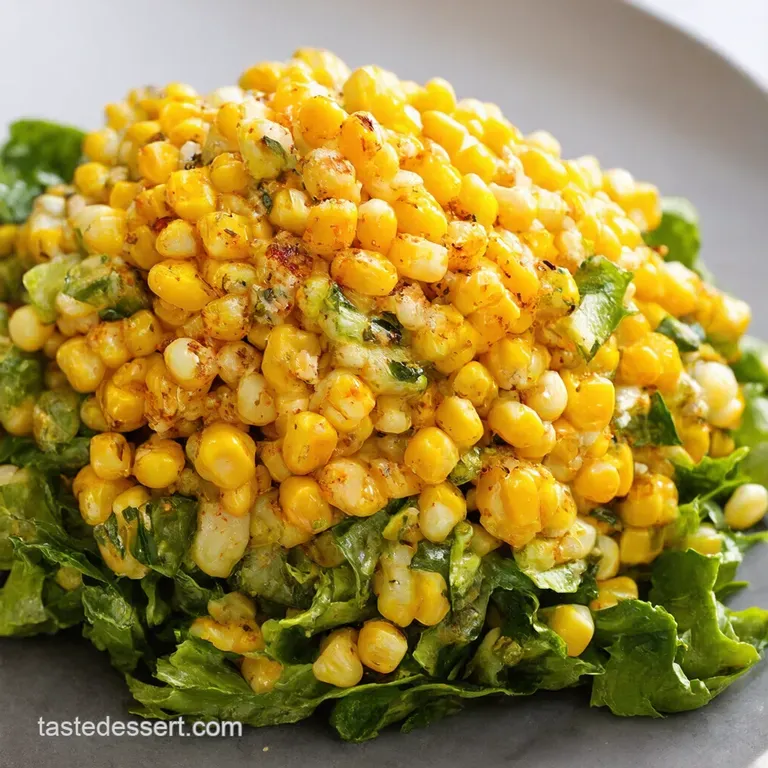 Grilled Corn Summer Vegetable Salad with Lime Vinaigrette