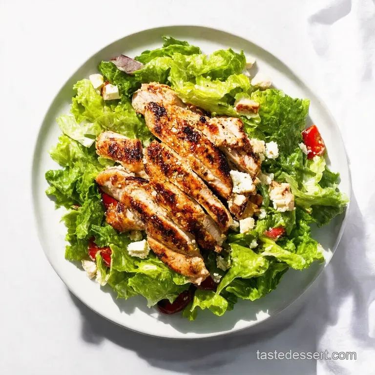 Grilled Greek Chicken Salad with Zesty LemonHerb Vinaigrette