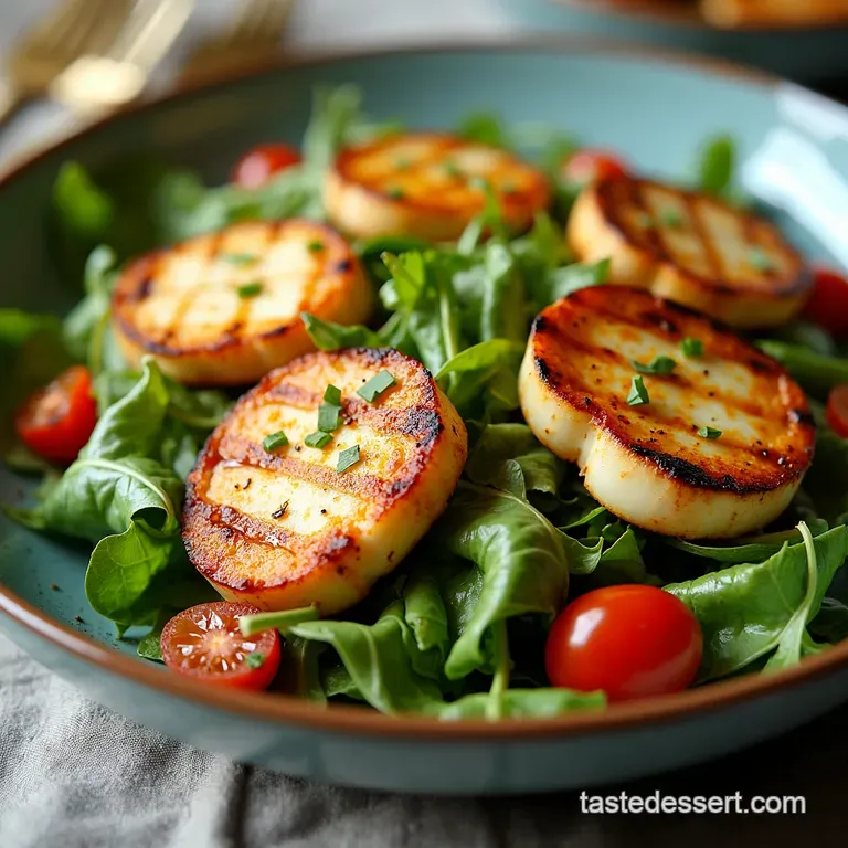 Grilled Halloumi Watermelon Salad