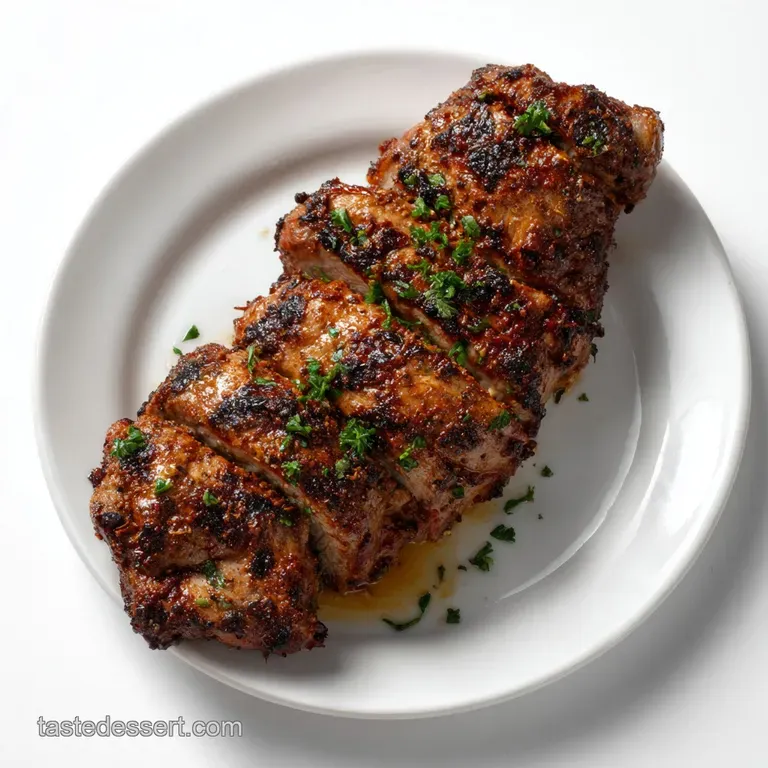 Mexican Adobo Rubbed Grilled Pork Tenderloin: Smoky Crust Juicy Finish