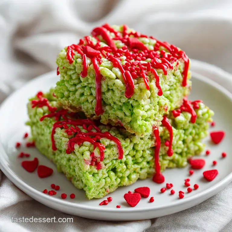 A single lime-green treat on a slate board, topped with a red candy heart and a sprinkle of white sanding sugar.