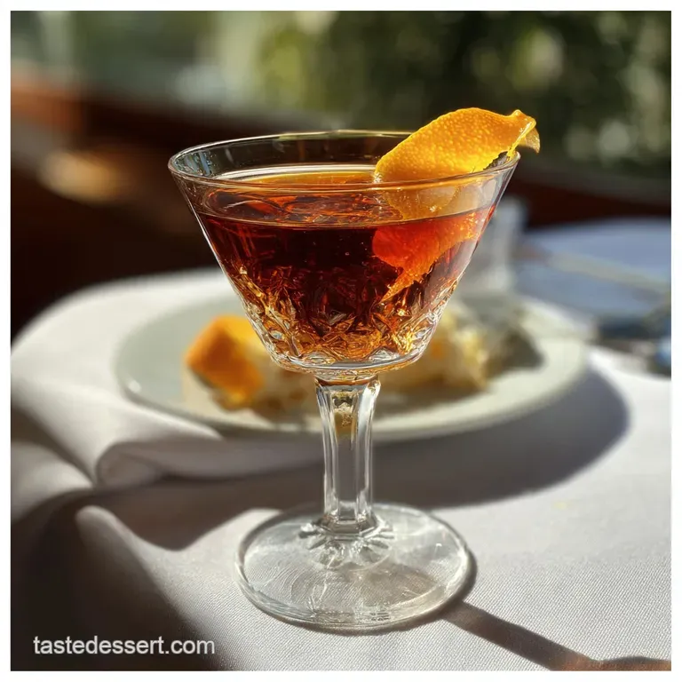 Hanky Panky Cocktail: the Bittersweet London Classic presentation