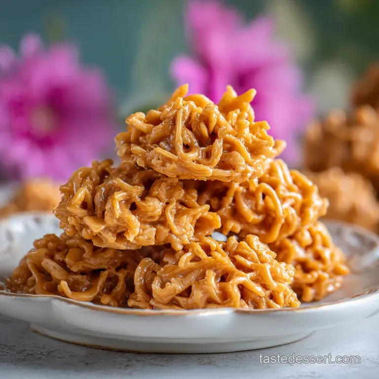 Haystack Cookies: No-Bake Butterscotch Chow Mein