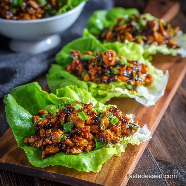 Healthy Asian Chicken Lettuce Wraps: Wok Roll Speedy Family Favourite