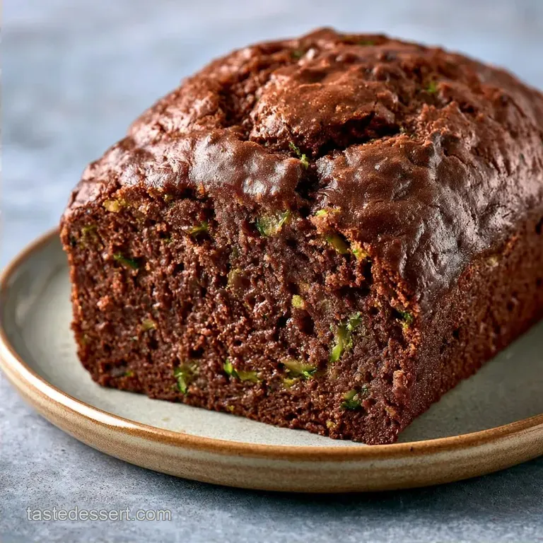 Healthy Chocolate Zucchini Bread: Moist and Fudgy