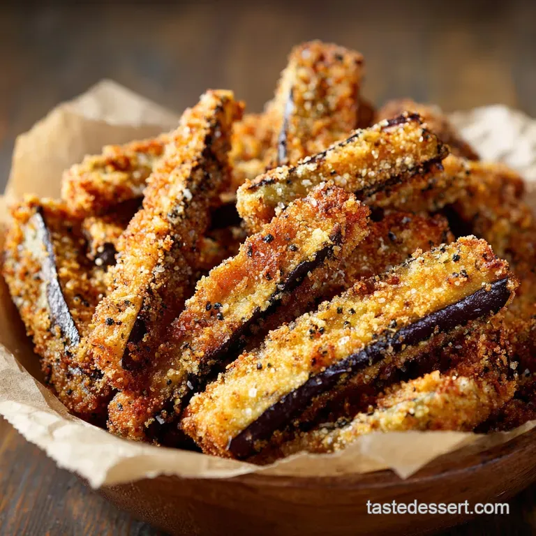 Healthy Eggplant Fries: Crispy Baked Aubergine with Parmesan Oregano