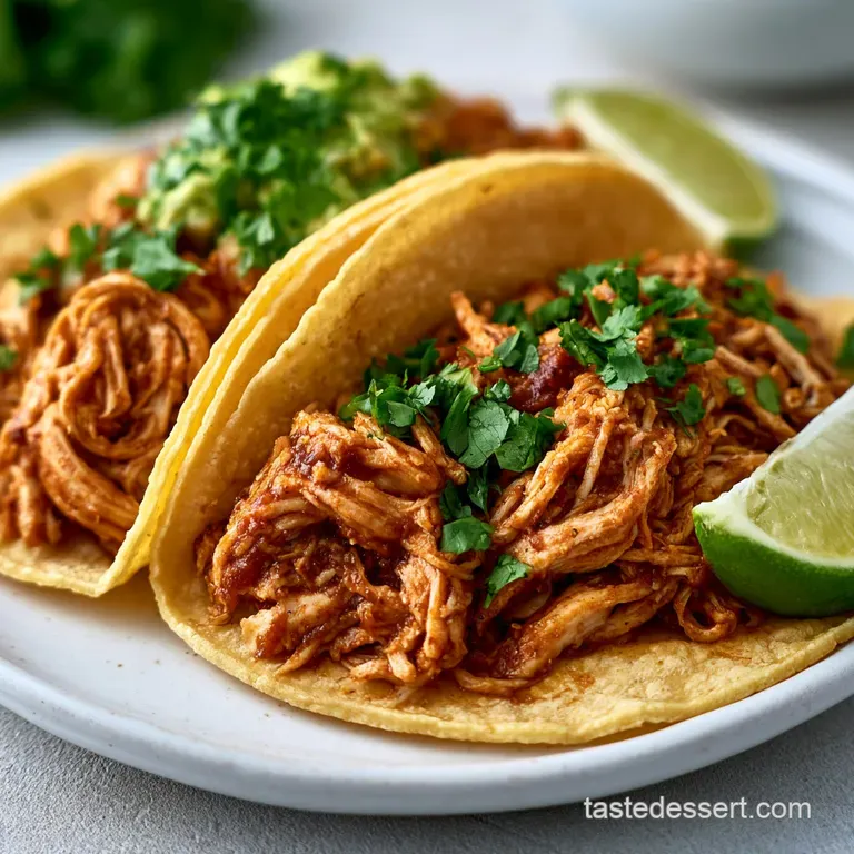 Crisp golden taco shells topped with shredded lettuce, diced red tomatoes, and creamy avocado slices on a platter.