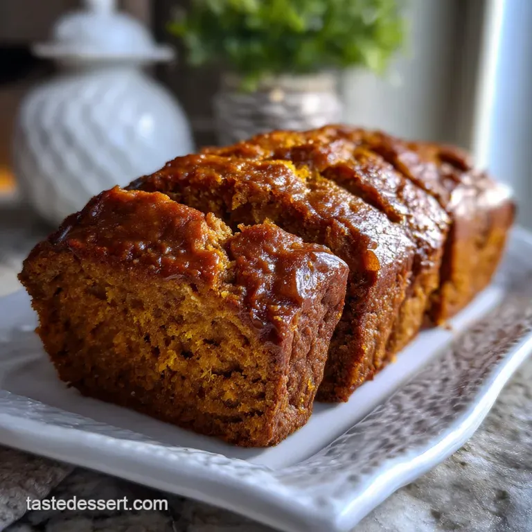 The Ultimate Healthy Pumpkin Bread Recipe presentation