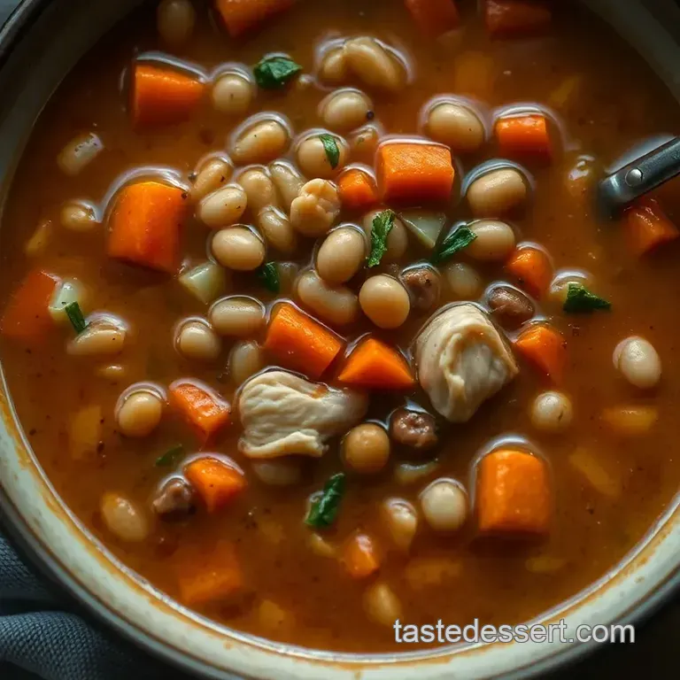 Hearty Chicken Bean Soup: A Cozy Classic presentation