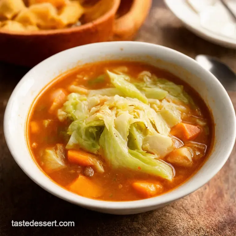 Hearty Homemade Cabbage Soup a Comforting Classic presentation