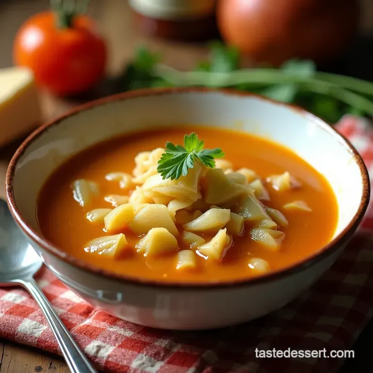 Hearty Humble the Best Ever Cabbage Soup presentation