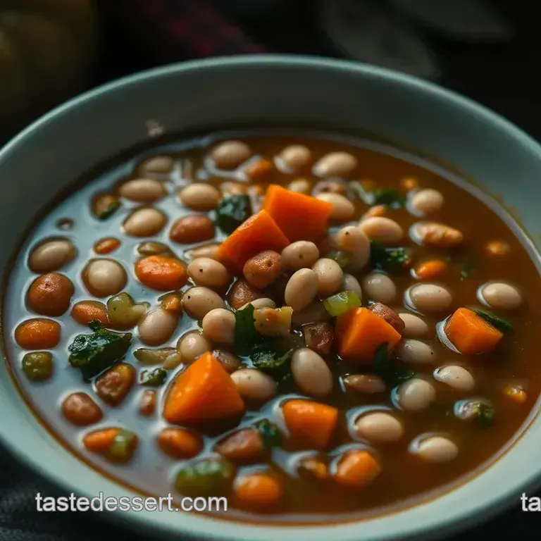 Hearty Tuscan White Bean Soup