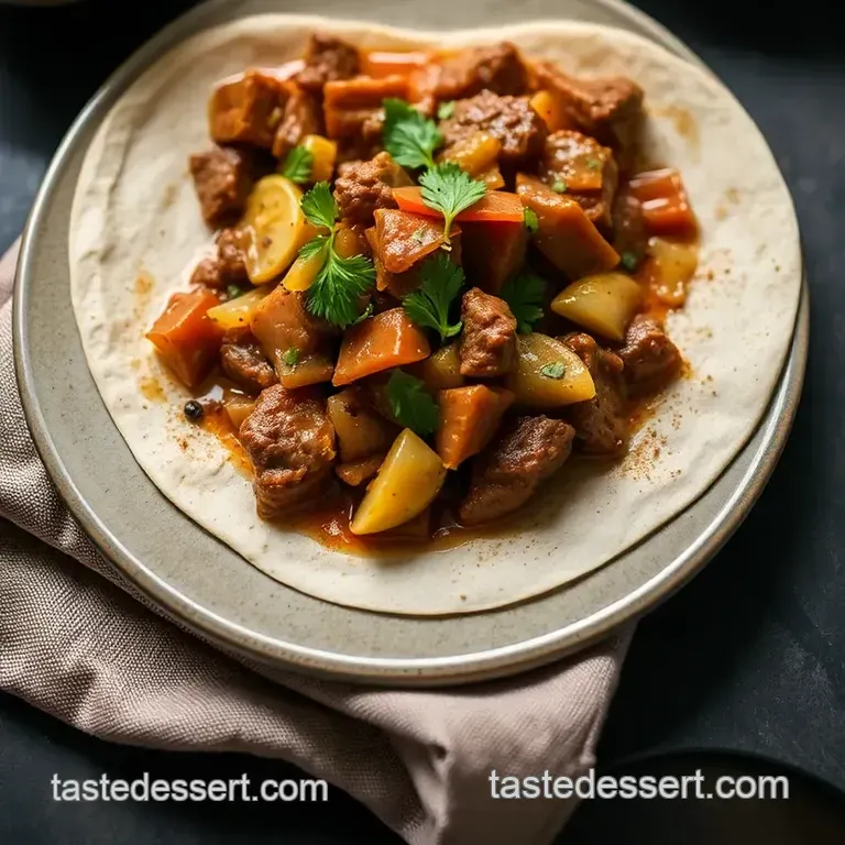 Heavenly Beef Tripas Tacos: A Culinary Adventure presentation