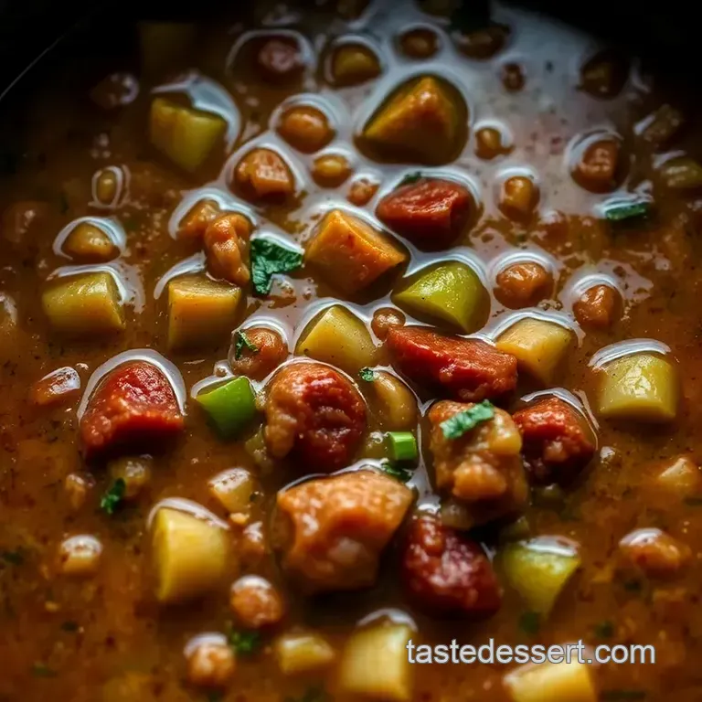 Herbaceous &amp Hearty Gluten Free Gumbo: A Taste of the Bayou presentation