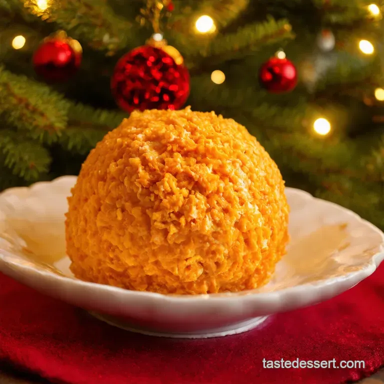 Holly Jolly Holiday Cheese Ball presentation