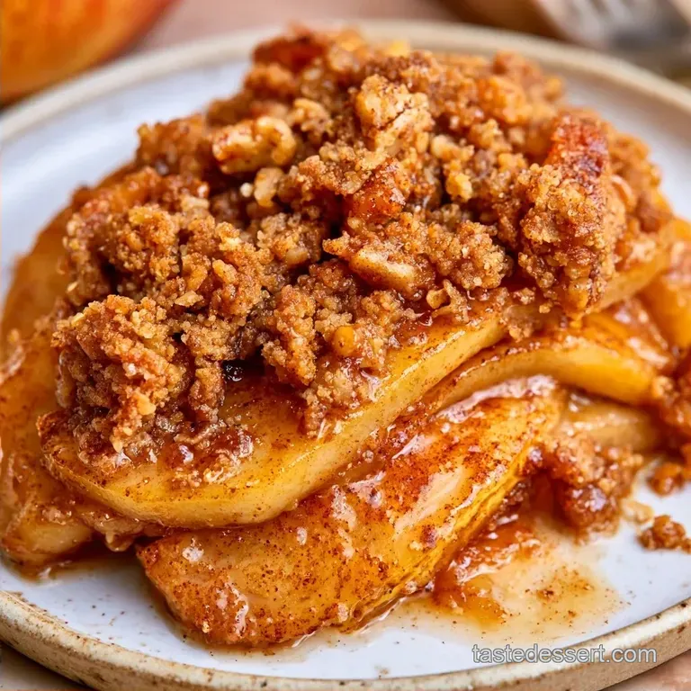 Apple Pear Cobbler with Maple Syrup