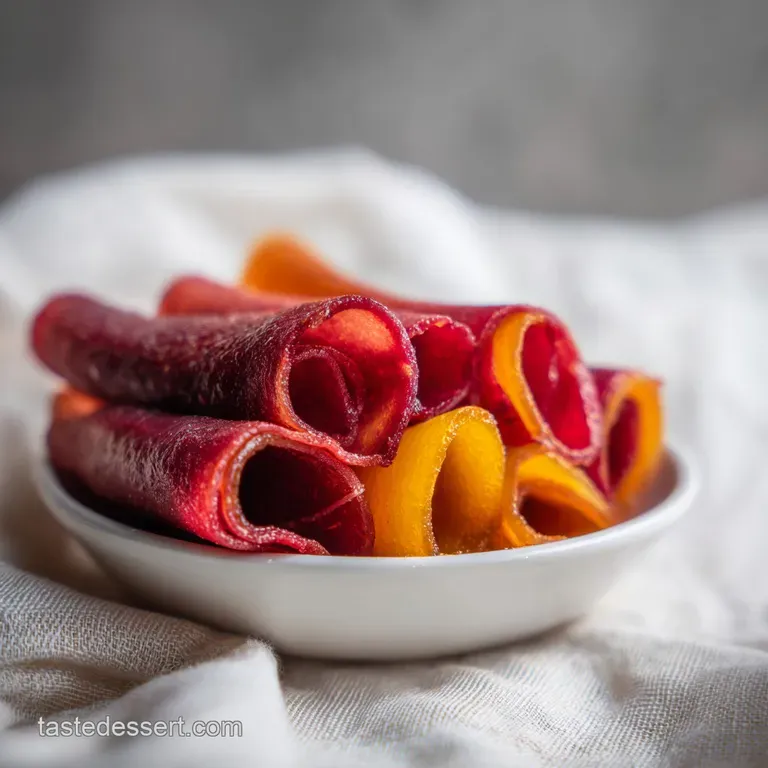 Fruit Leather Roll Ups: Homemade and Chewy