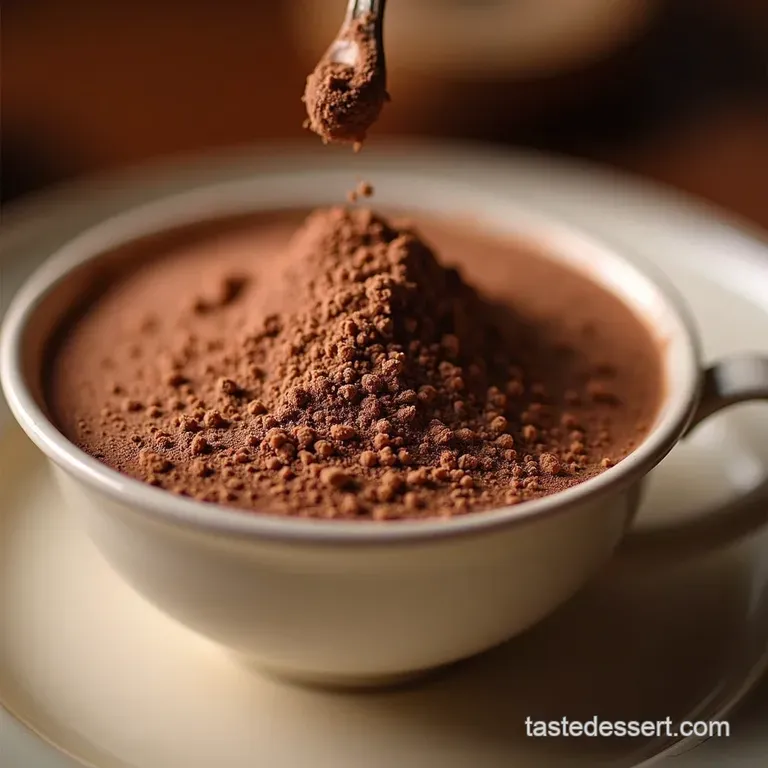 Homemade Hot Chocolate Mix presentation
