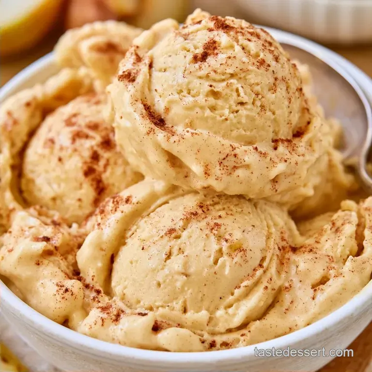 Pear Ice Cream Recipe with Cinnamon