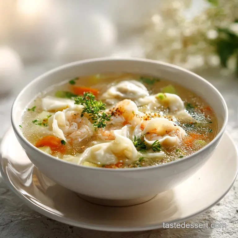 Homemade Wonton Soup: Silky and Snappy