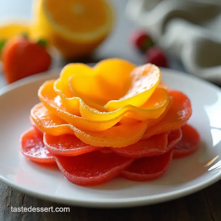 Homemade Rainbow Fruit Leather Sunshine in Every Bite