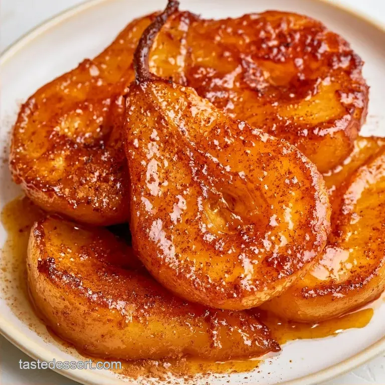 Honey Baked Pears with Cinnamon and Honey